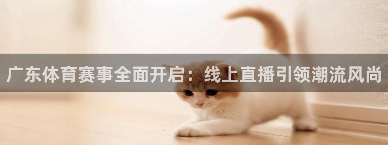 广东体育赛事全面开启：线上直播引领潮流风尚
