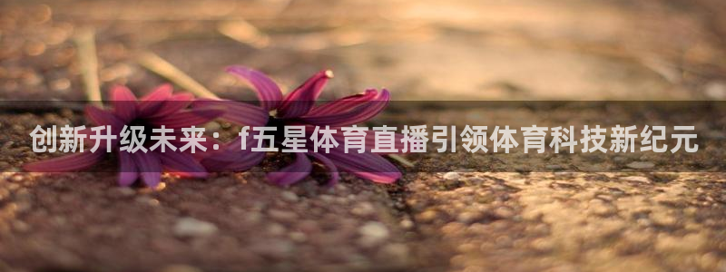 创新升级未来：f五星体育直播引领体育科技新纪元